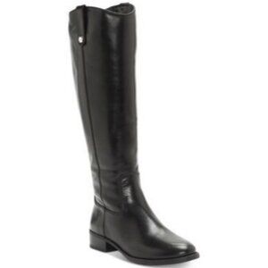 INC International Concepts Womens Fawne Wide Calf Boots Black Size 9.5M NIB